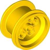 Wheel 49.6 x 28 VR (36.8 x 26) with Axle Hole / Yellow