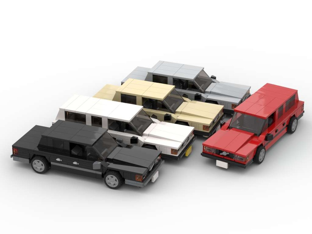 Lego Brick 740 - Set of Five Colors