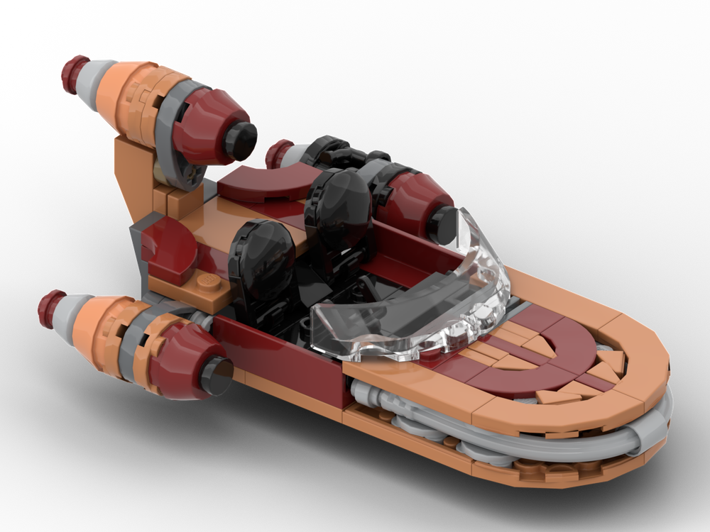 Lego Luke's X-34 Landspeeder and Moisture Vaporator