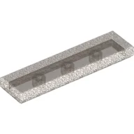 Tile 1 x 4 with Groove / Opal Trans-Brown