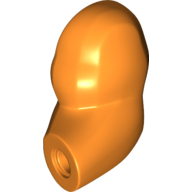 Lego Bigfig Arm, Left [Plain] / Orange