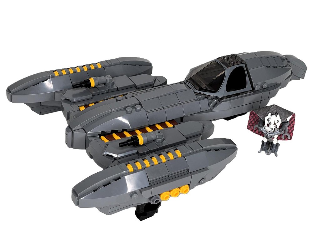 Lego General Grievous's Starfighter - The Soulless One Minifigure Scale