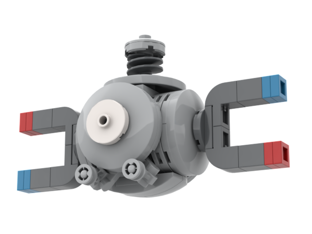 Lego Magnemite - With Moving Magnets!