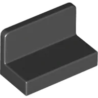 Panel 1 x 2 x 1 [Rounded Corners] / Black