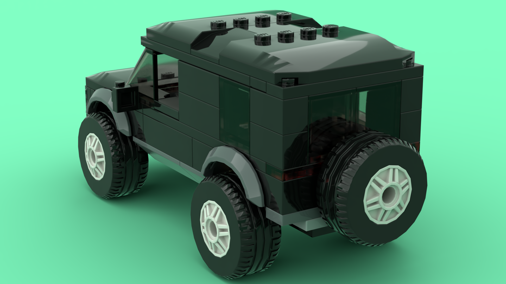 Lego 60288 black. Looks like a Land Rover Defender