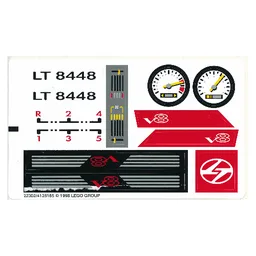 Sticker Sheet for Set 8448-1 / [No Color/Any Color]