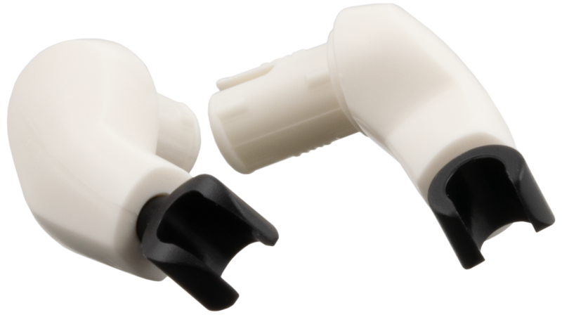 Lego Arm Large with Pin, (Matching Left and Right) Pair with Black Hands
