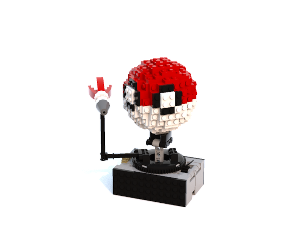 Lego Polandball and a rocket kinetic model