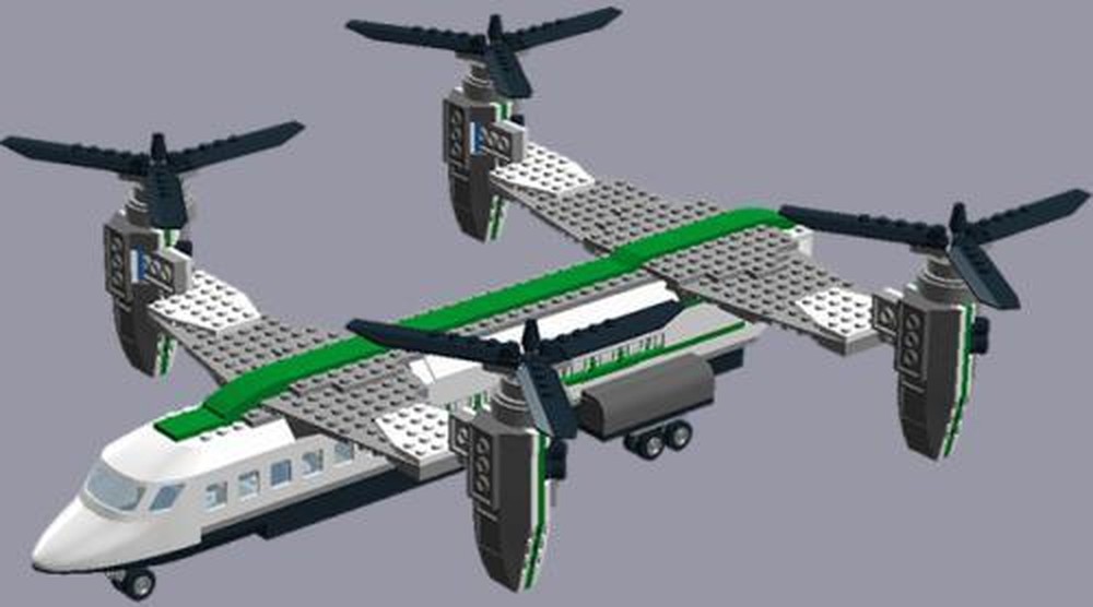Lego Quad Tilt Rotor (QTR)