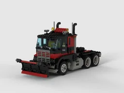 Truck with Snowplow & Turntable