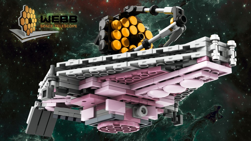Lego James Webb Space Telescope 1:110