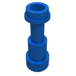 Equipment Telescope / Torch / Spyglass, Support Round 1 x 1 x 1 2/3 / Blue