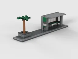 Tram Stop #1 modular corner