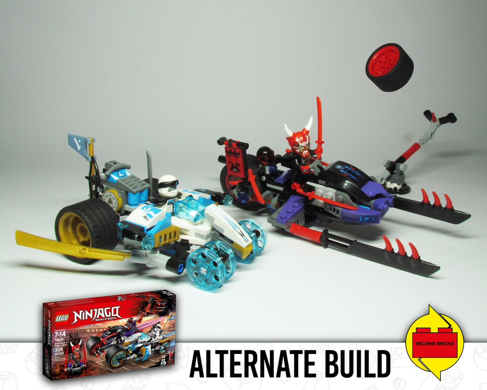 Lego 70639-2: Oni Snowscooter VS Zane's Frost Rod