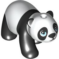 Lego Animal, Panda, Adult with Bright Blue Eyes print / White