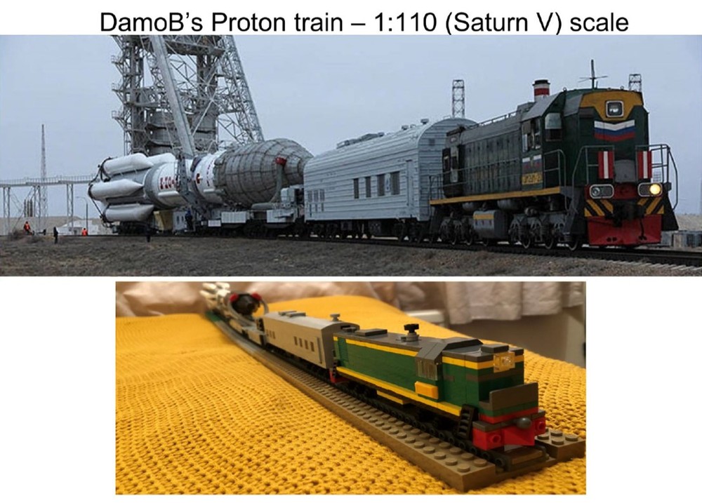 Lego DamoB's Proton train