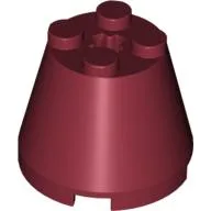 Cone 3 x 3 x 2 / Dark Red