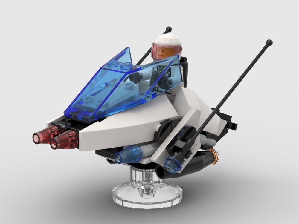 Lego Space Police Speeder Bike - K9 Unit