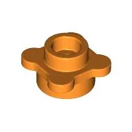 Plant, Flower, Plate Round 1 x 1 with 4 Petals / Orange
