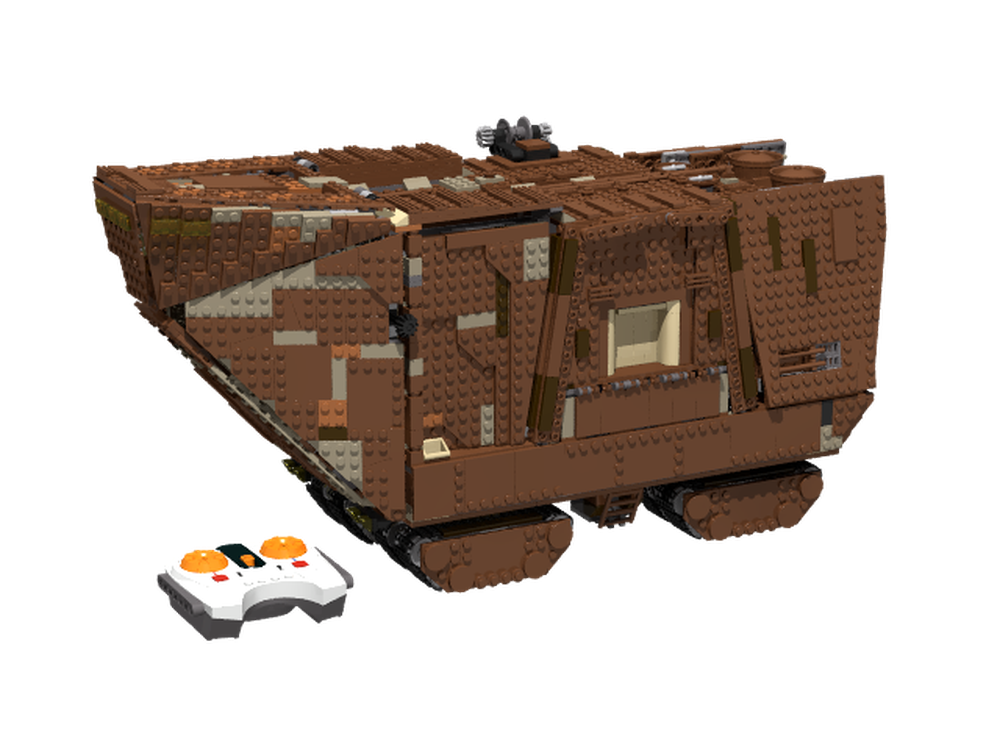 Lego Sandcrawler motorized
