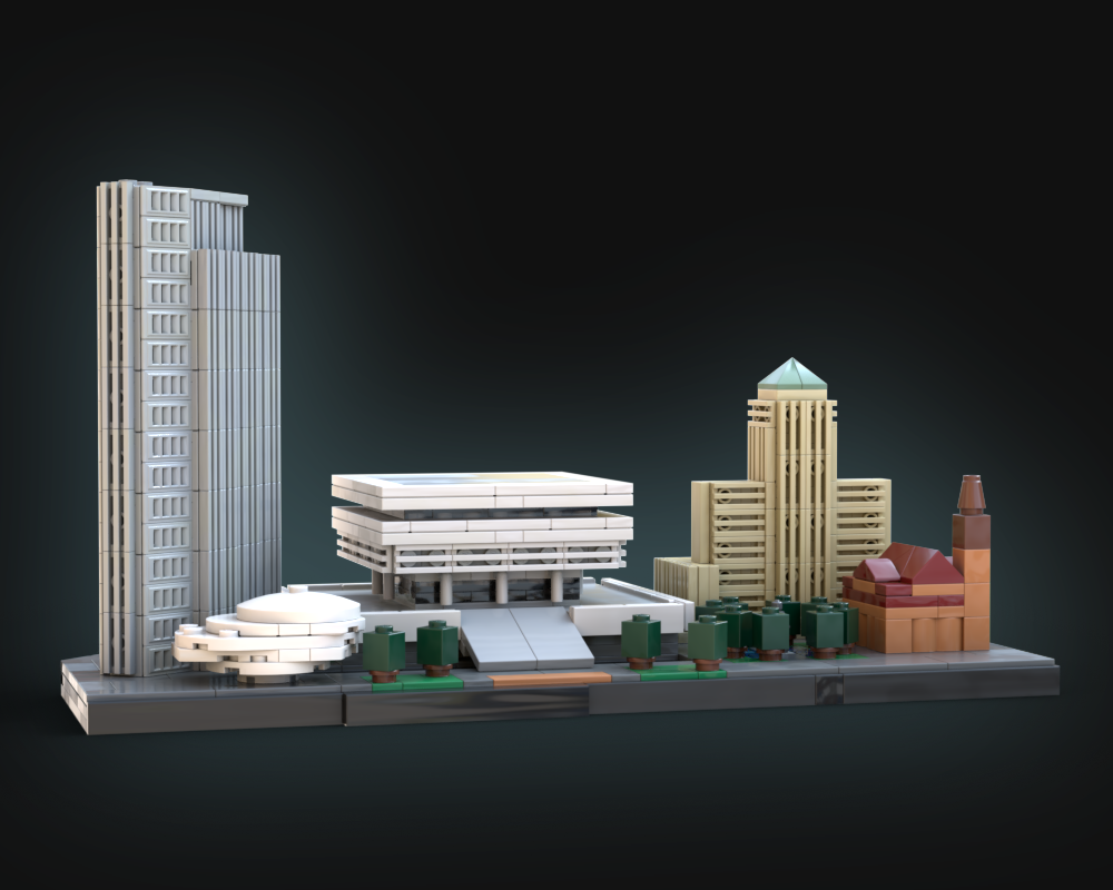 Lego Albany Skyline