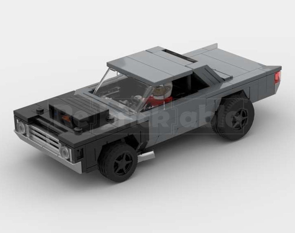 Lego Dodge Dart Hemi Super Stock L023 (custom)