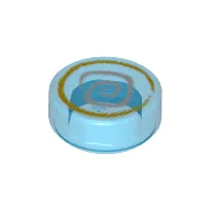 Tile Round 1 x 1 with Hypnobrai Print