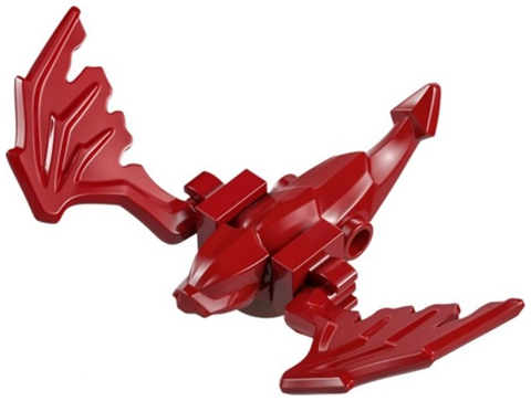 Lego Dragon Critter - Same Color Clips