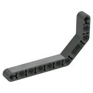 Lego Technic Beam 1 x 11.5 Double Bent Thick / Dark Gray