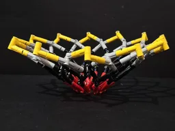 Hoberman linkages flower
