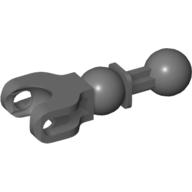 Lego Large Figure Skeletal, Limb, 5L with Ball Joint on Axle and Ball Socket / Dark Bluish Gray