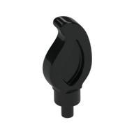 Lego Wave / Flame Small with Pin / Black
