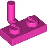 Plate Special 1 x 2 with Bar Up [Horizontal Arm 5mm] / Dark Pink
