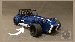 42154 B-Model Caterham 7 Exhaust Modification