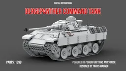 Bergepanther Command Tank- 1/16 RC tank