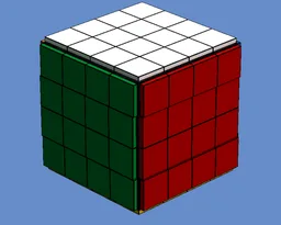 Non-Functional 4x4 Rubik's Cube