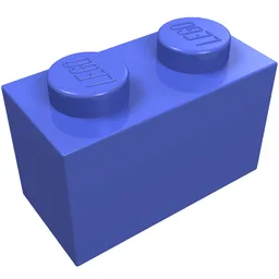 Brick 1 x 2 / Royal Blue
