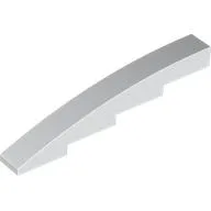 Brick Curved 1 x 8 x 1 2/3 / White