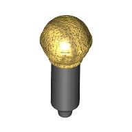 Lego Musical Instrument Microphone with Metallic Gold Top Print