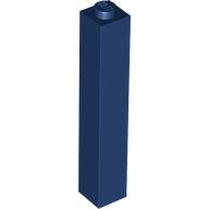 Lego Brick 1 x 1 x 5 with Solid Stud / Dark Blue