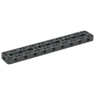 Lego Technic Beam Frame 3 x 19 with 2 Center Cross Beams, 3 Openings Thick / Dark Bluish Gray