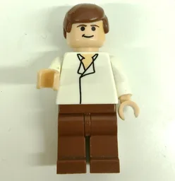 Han Solo, White Shirt, Reddish Brown Legs, Black Eyes