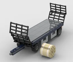 Metal Fach T014 -bale trailer
