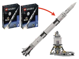 Saturn MLV with nuclear upper stage