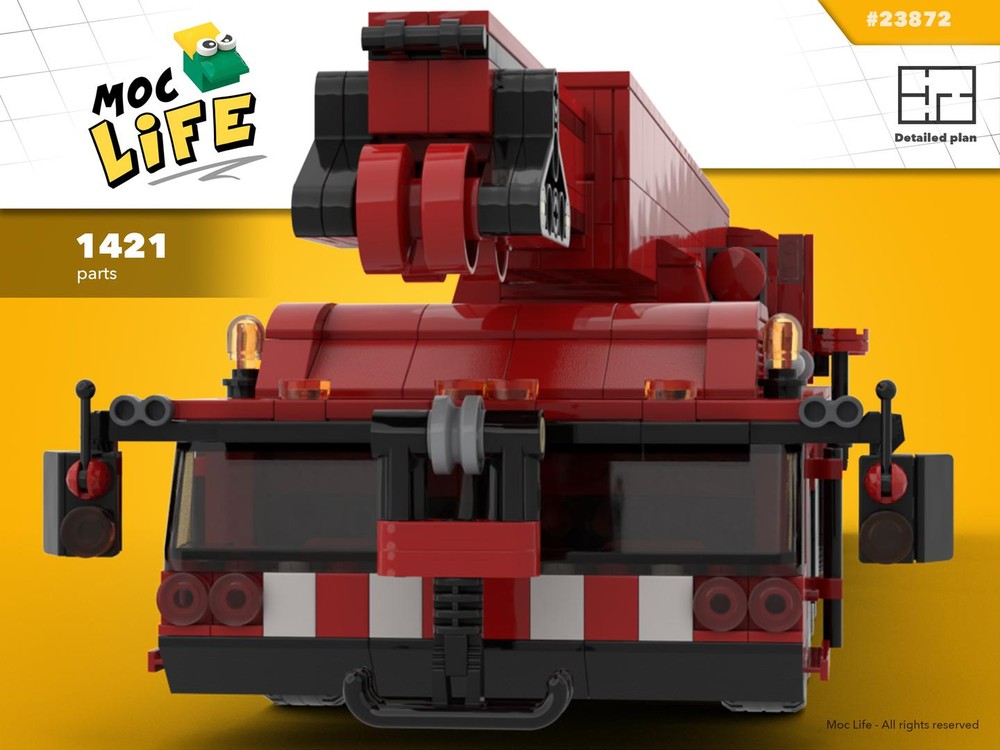 Lego Crane 18 wheels