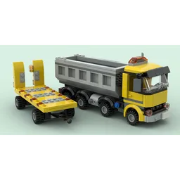 Construction Tipper With Trailer