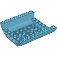 Brick Curved Inverted 8 x 8 x 2 Double / Medium Azure