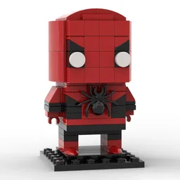 Spiderman Far From Home Suit brickheadz