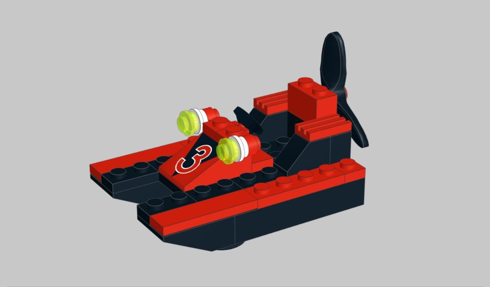Lego 2883-1 Black with Red trim