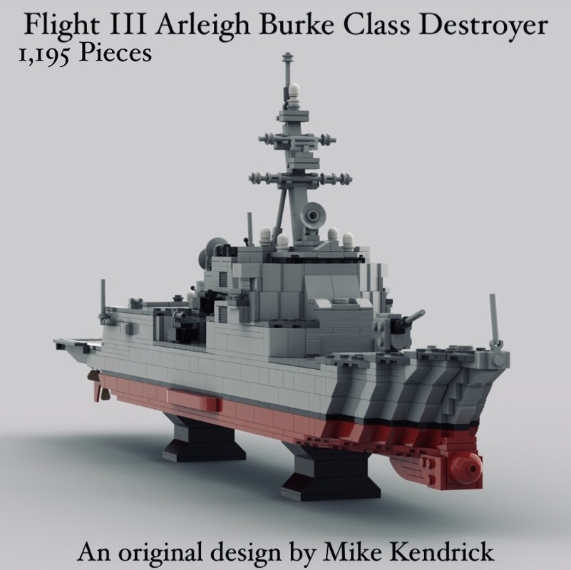 Lego Arleigh Burke Class Destroyer (Flight III)